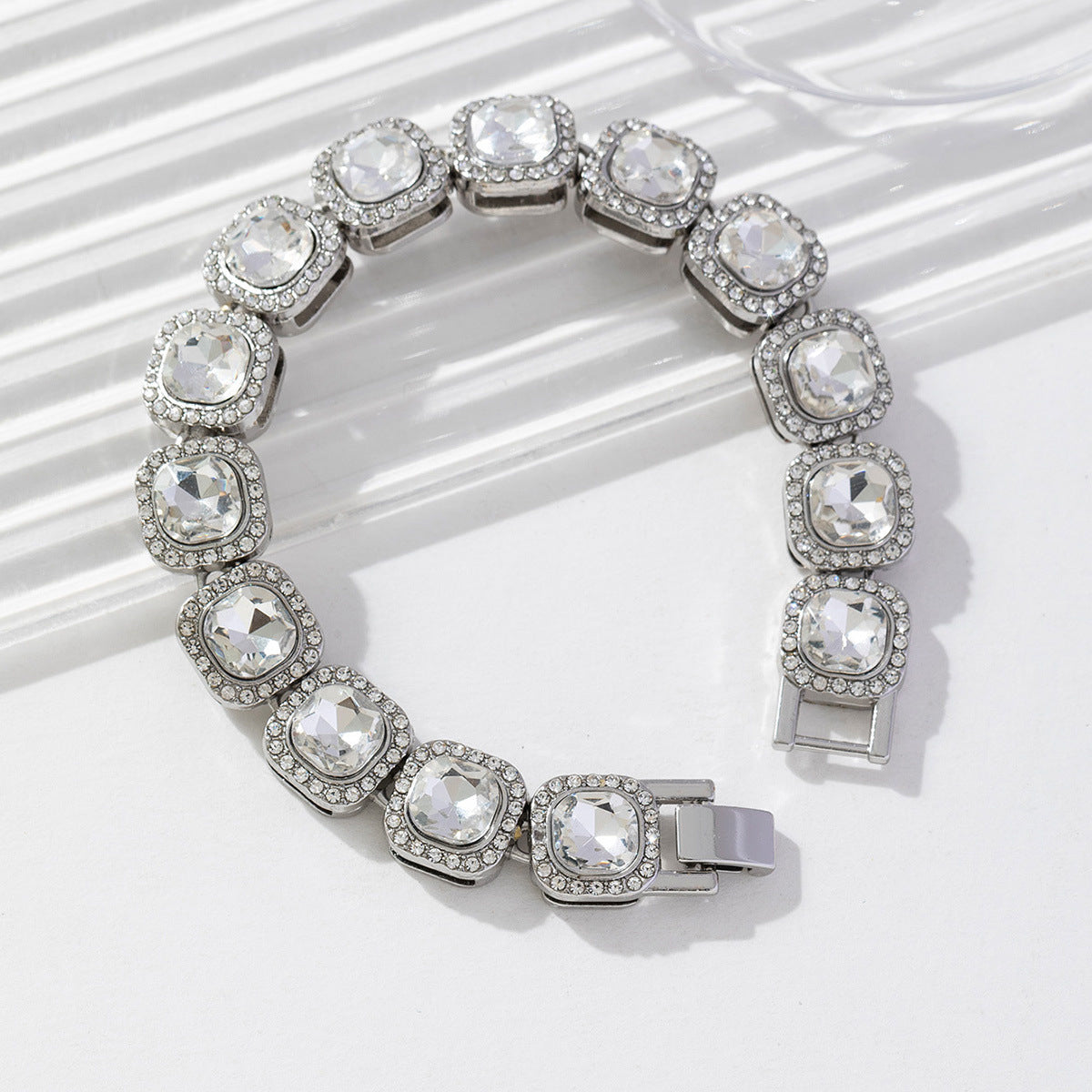 Women's & Men's Alloy Diamond Rock Candy Street Trendy Bracelets