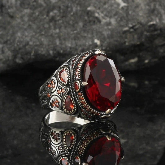 Casual Trendy Men's Vintage Fashion Personality Rings