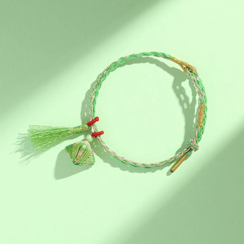 Small Gift Tassel Adjustable Red Rope Dragon Boat Festival Bracelet