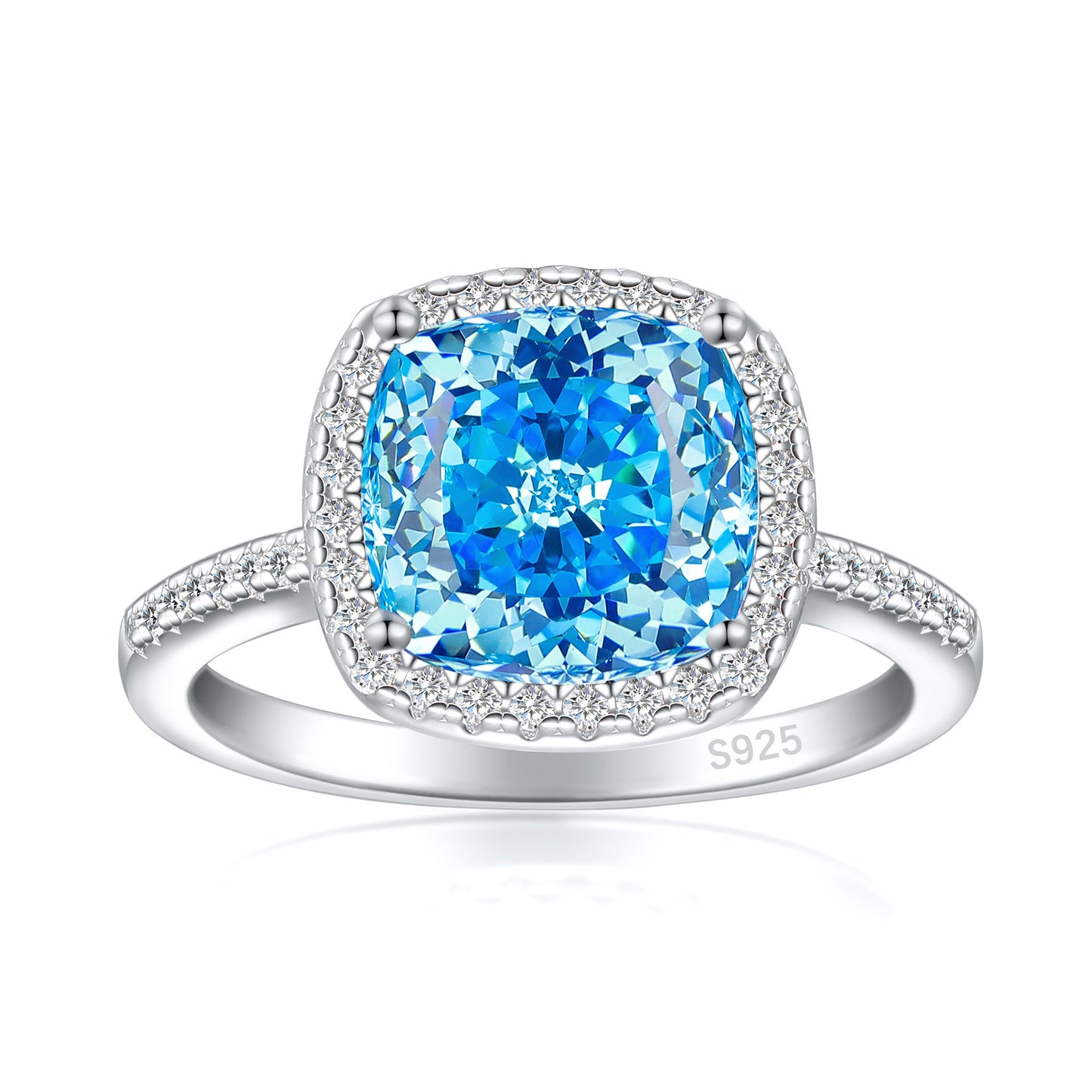 Karat High Carbon Rhinestone Female Niche Advanced Light Rings