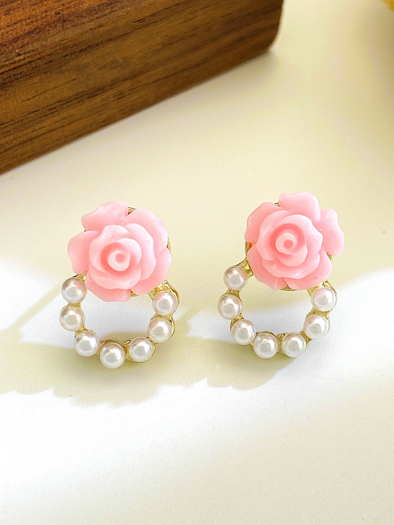 Women's Pearl For French Entry Lux Butterfly Earrings