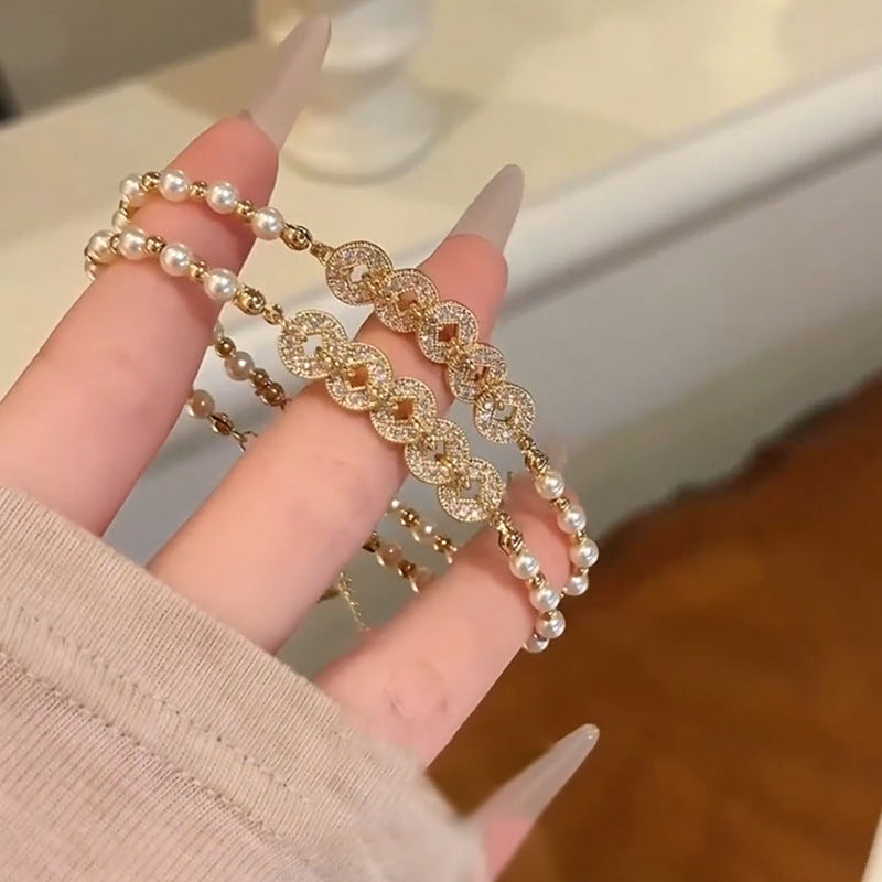 Elegant Retro Niche Temperament Light Luxury Bracelet