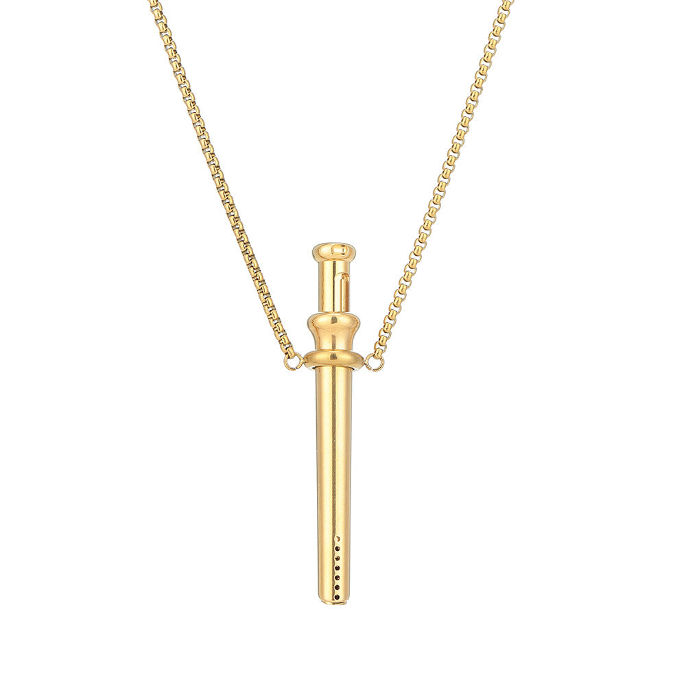 Breathing Round Tube Telescopic Perfume Extractor Necklaces