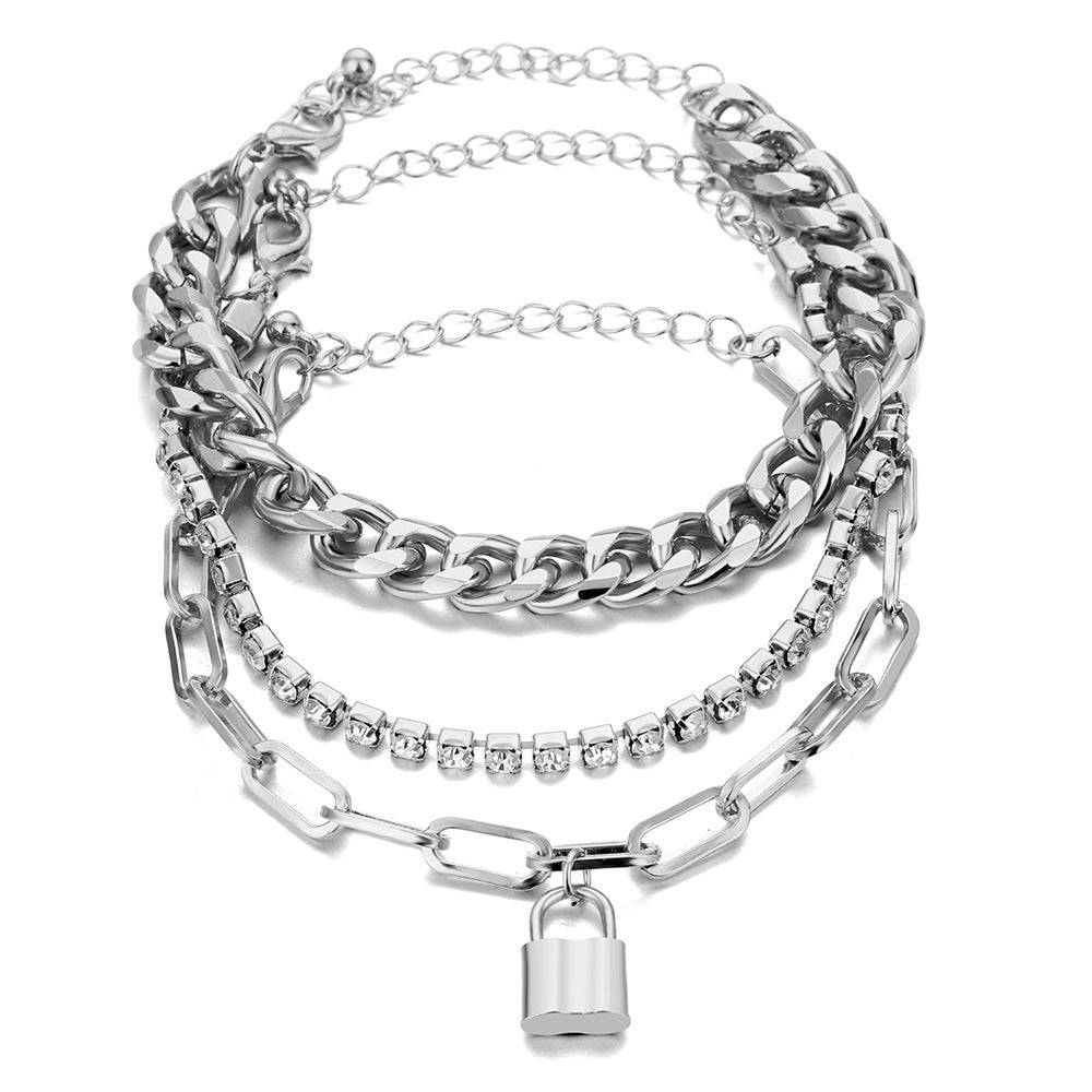 Charming Twist Glossy Irregular Punk Suit Bracelets
