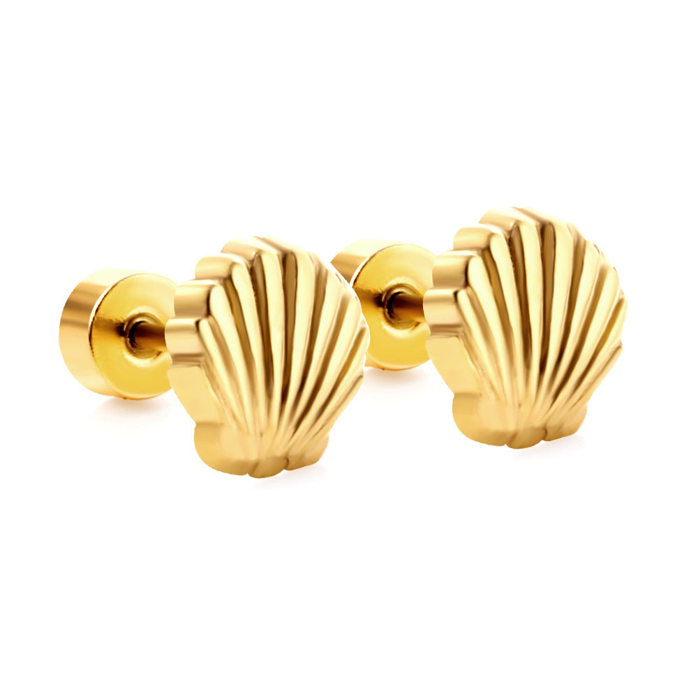 Women's Shell Fashionable Bright Simple Elegant Earrings