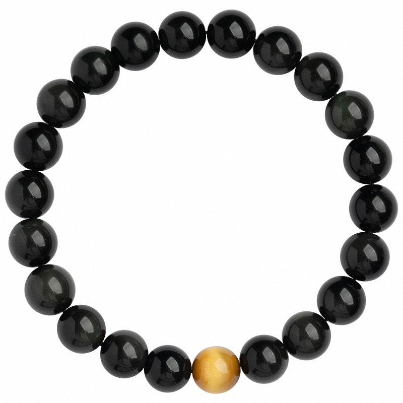 Gold Sheen Obsidian Female Korean Simple Personalized Bracelets