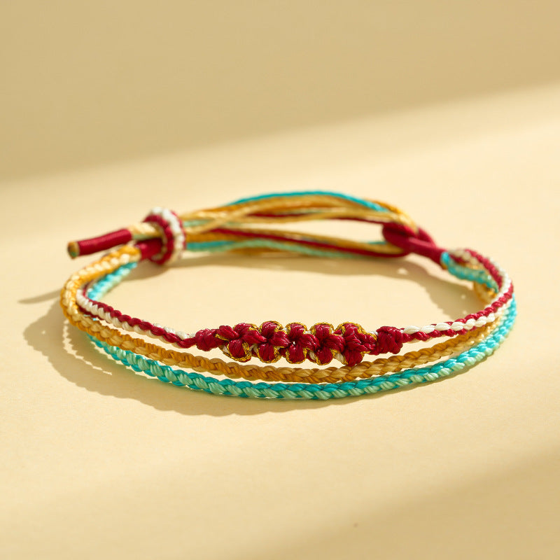 Children's Dragon Boat Festival Colorful Rope Hand-woven Small Bracelets