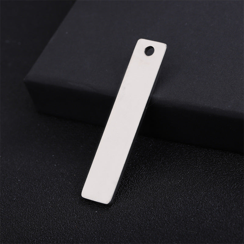 Blank Material Titanium Number Plate Accessories Pendants