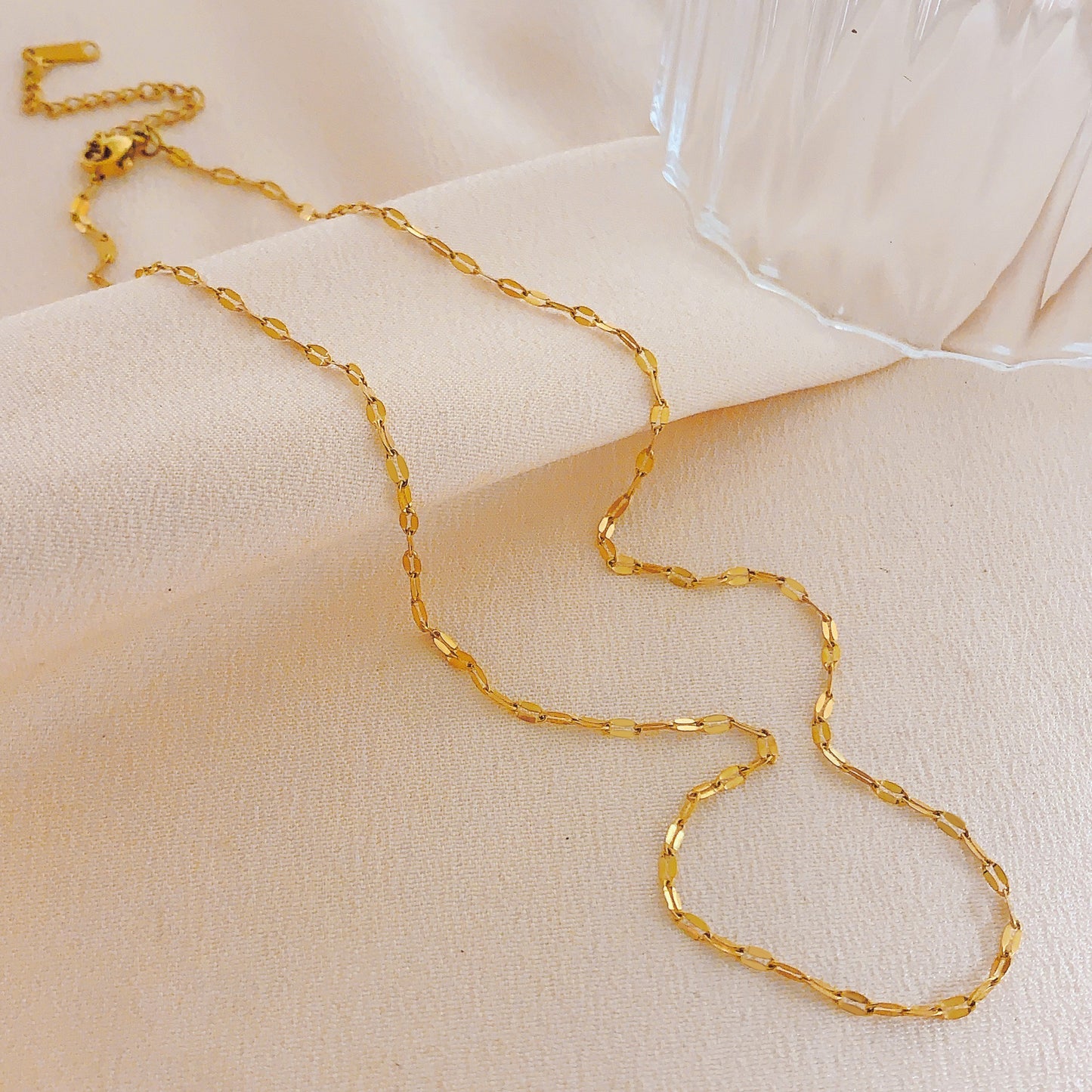 Women's Summer Simple Pure Niche Design Titanium Steel Necklaces