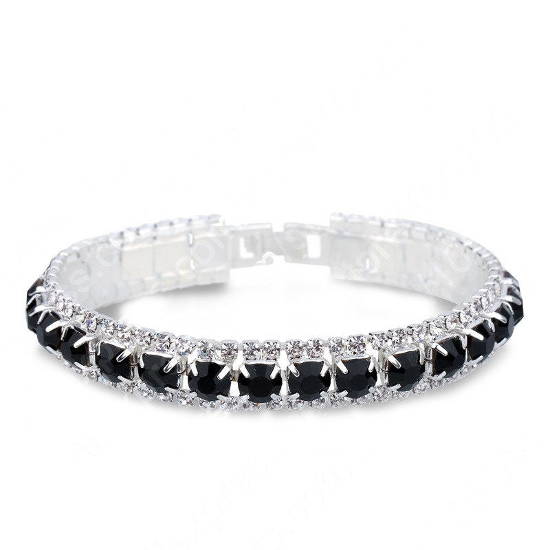 Fashion Rhinestone Female Bride Full Diamond Wedding Bracelets