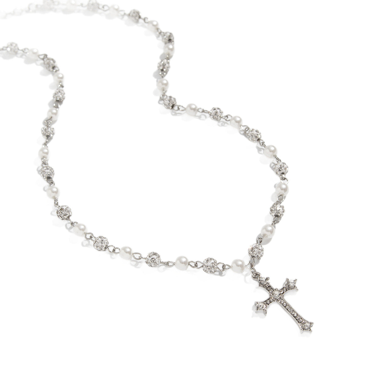 Pearl Style Hip Hop Niche Personality Necklace