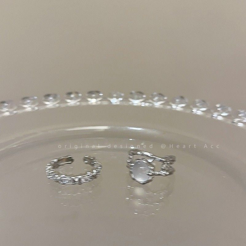 Women's Open-end Zircon Light Luxury High-grade Temperament Index Finger Ring