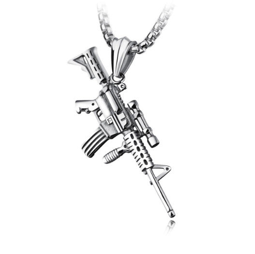 Men's Retro Creative Design Snake-shaped Stainless Steel Personalized Pendants