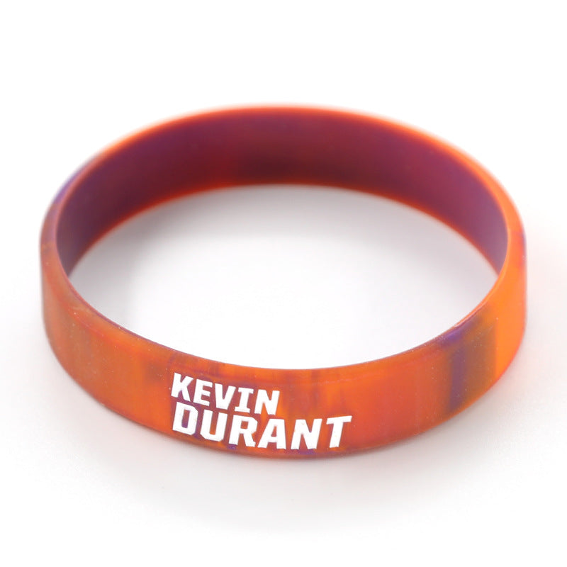 Basketball Silicone Rubber James Curry Harden Durant Bracelet