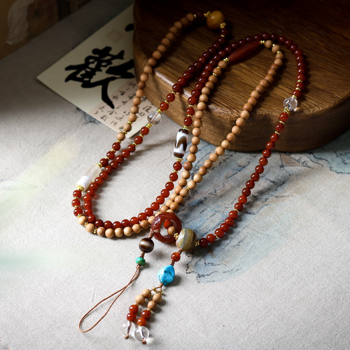 Sen Southern Red Agate Bodhi Tibet Bracelets