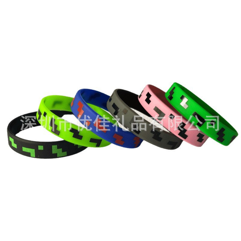 My World Miner Wars Theme Party Bracelets