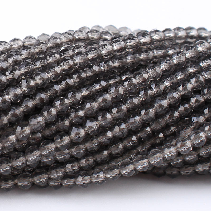 Transparent Glass Surface Cutting Beads Handmade Jewelry Accessories