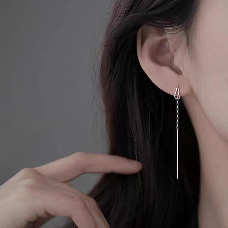 Women's Drop Sleeping No Need To Take Off Square Compact Temperamental Ear Line