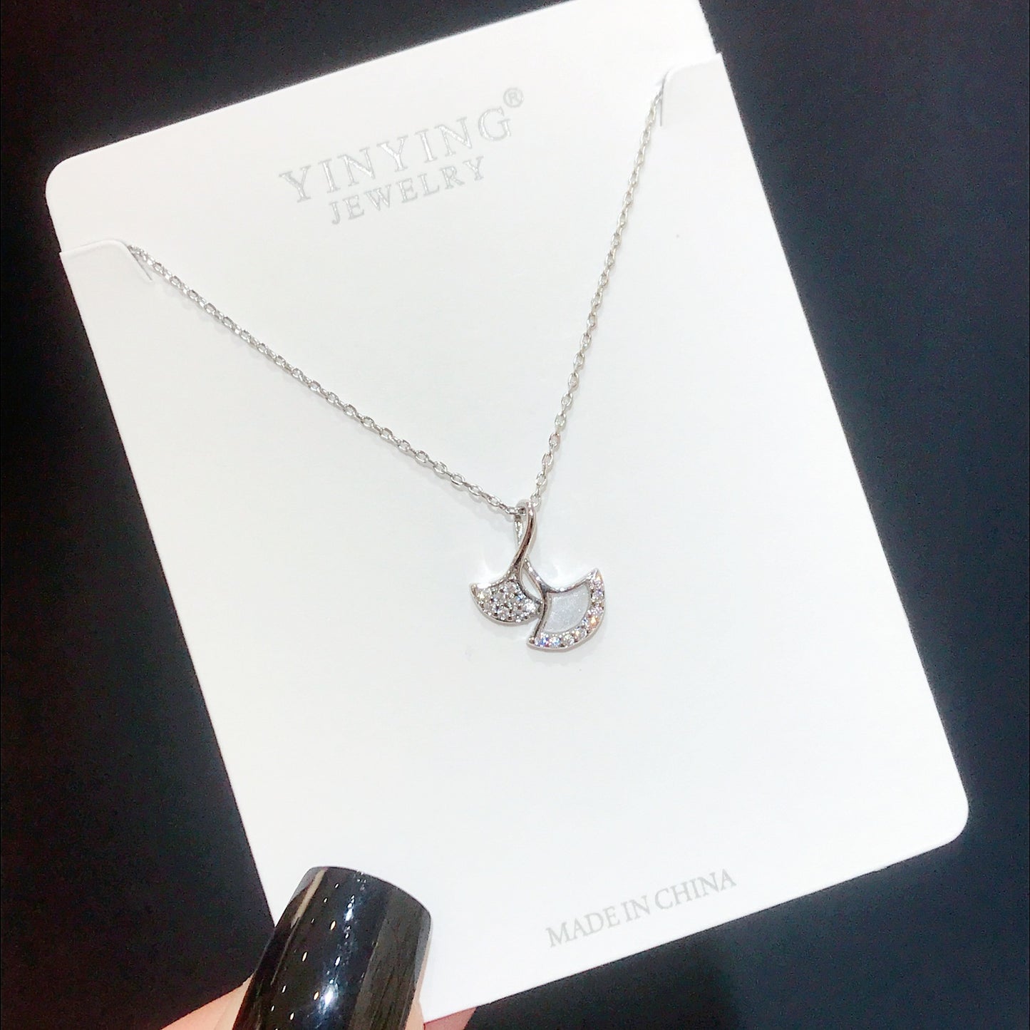 Women's Bow Fishtail Wings Clavicle Chain Super Long Color Necklaces