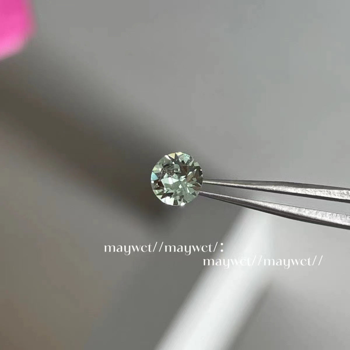 Round Diamond Titanium Steel Screw Ear Stud Earrings