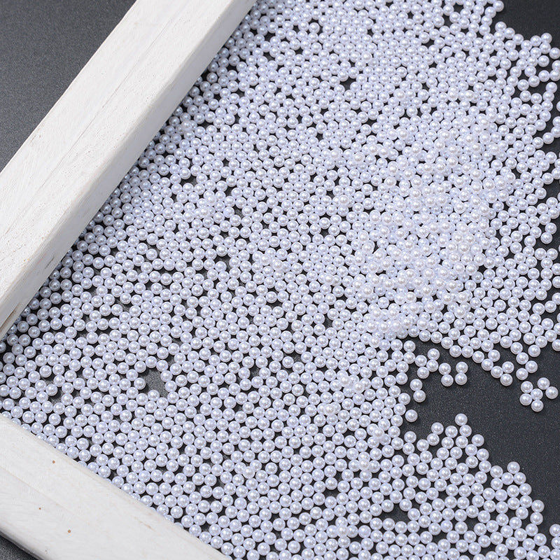 Imitation Pearl Paint Round Beads Beaded Jewelry Accessories