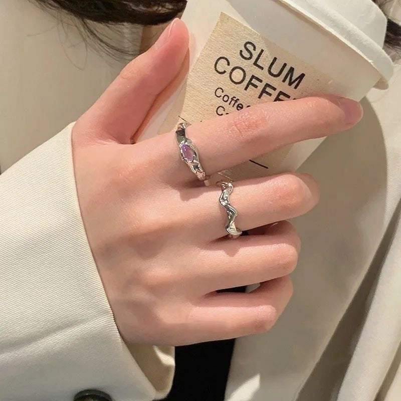 Nail Female Niche High Sense Twin Index Finger Bracelets