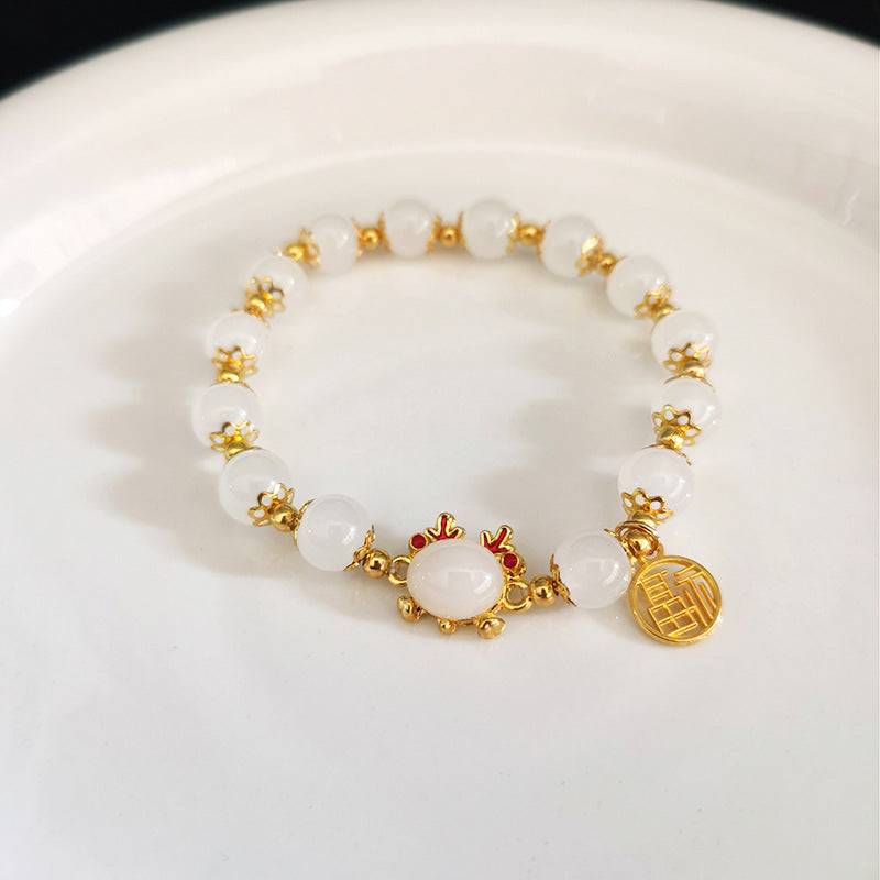 National Trendy Style Chinese Zodiac Dragon Bracelets