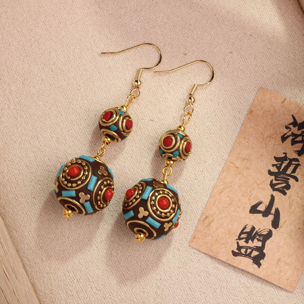New Attractive Vintage Nepal Simple Design Earrings