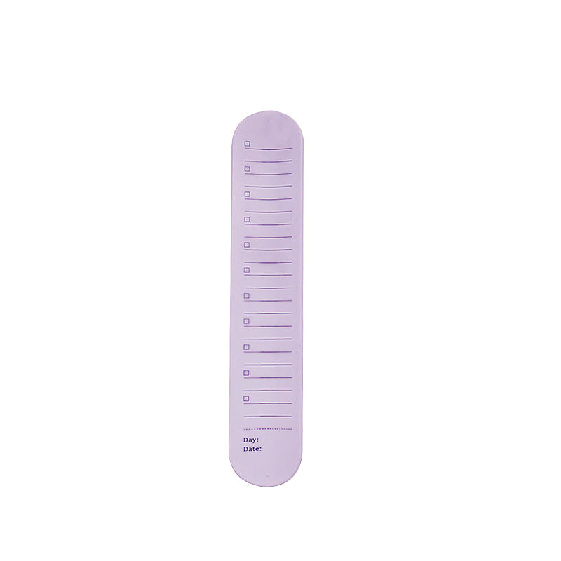 Erasable Memo Slap Notebook Notes Silicone Writing Rings