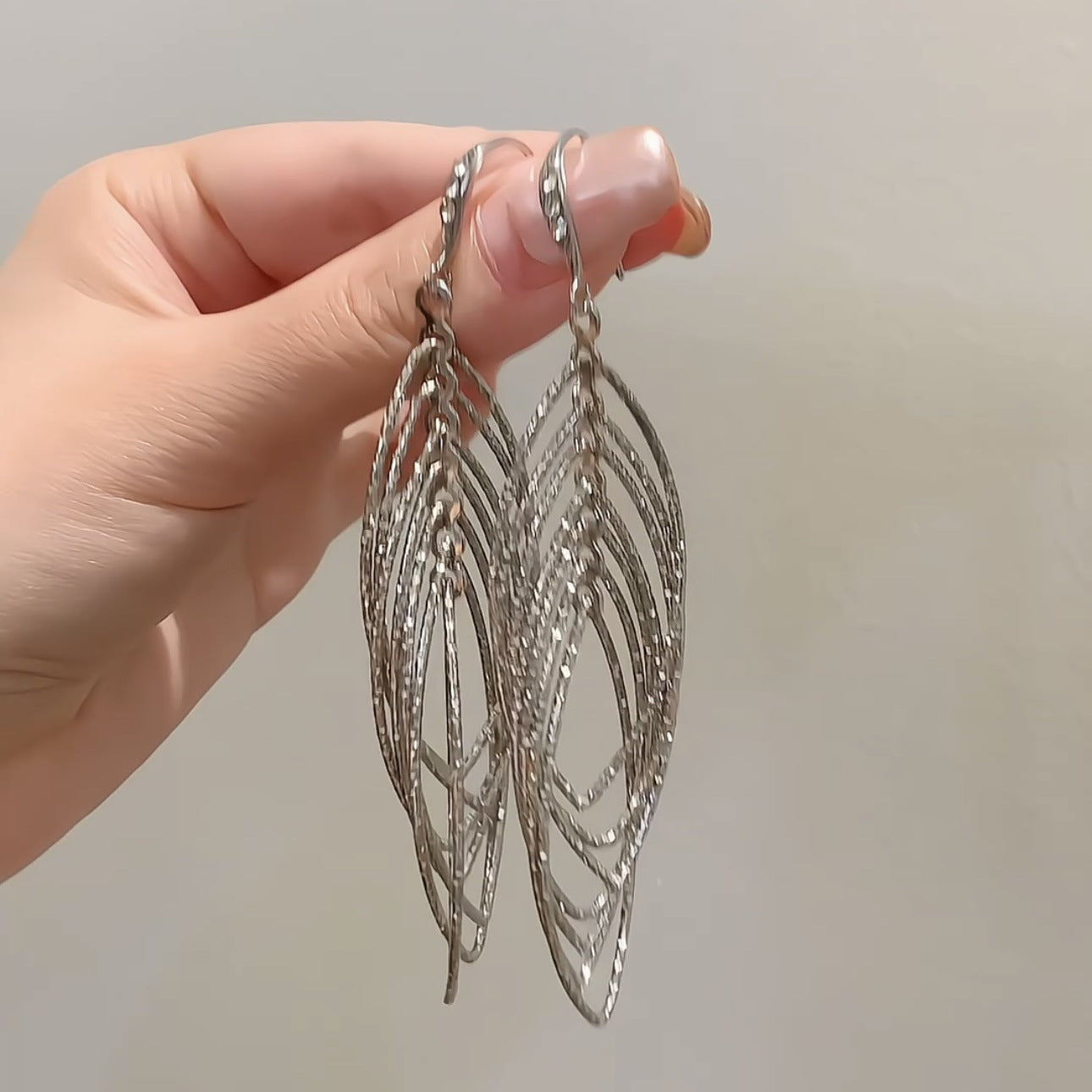 Super Smart Lines Wheat Ear Hook High-grade Wave Cross Twist Stud Earrings