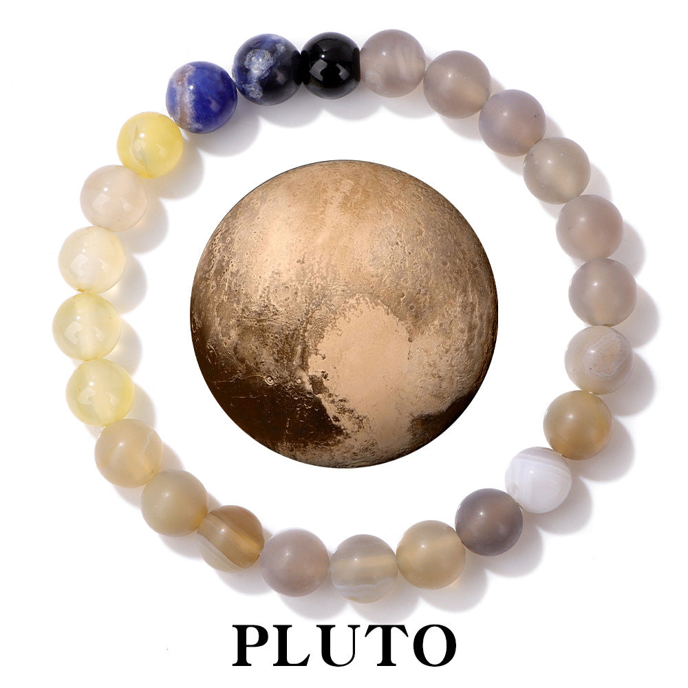 Women's & Men's Planets Of The Solar System Natural Stone Bracelets