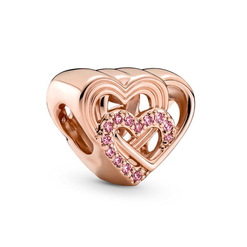 Beads Bead Dog's Paw Shining Heart Jewelry Accessories