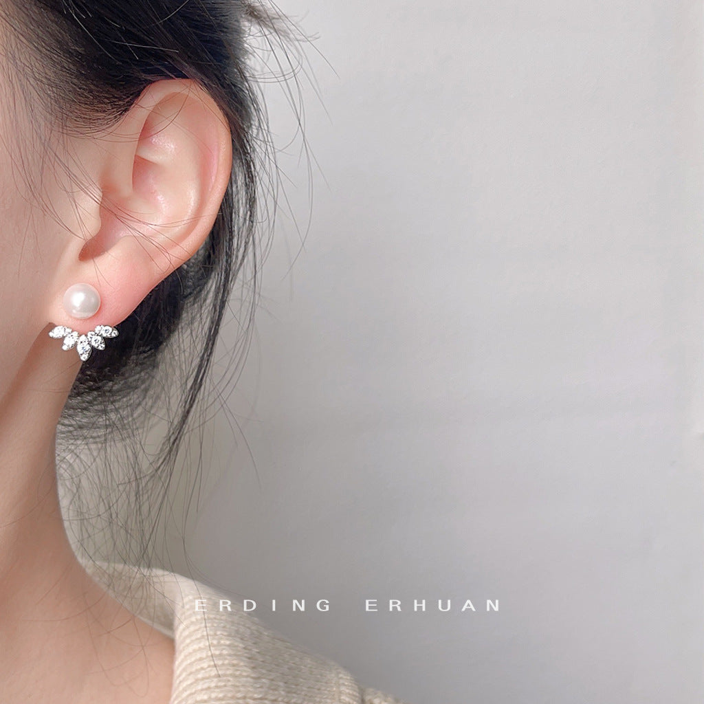 Your Eyes Very Slightly Inlaid Zircon One Style For Pearl Earrings