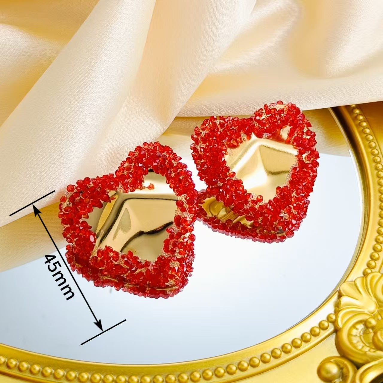 Women's Steel Ocean Style Rhinestone Pearl Starfish Light Earrings