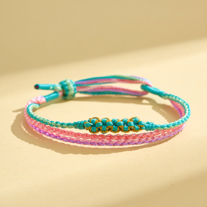 Children's Dragon Boat Festival Colorful Rope Hand-woven Small Bracelets