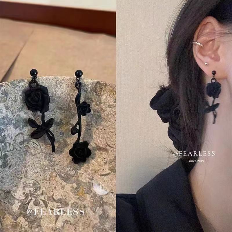 Fairy Style Korean Sweet Mori Minority Elegant Face Earrings