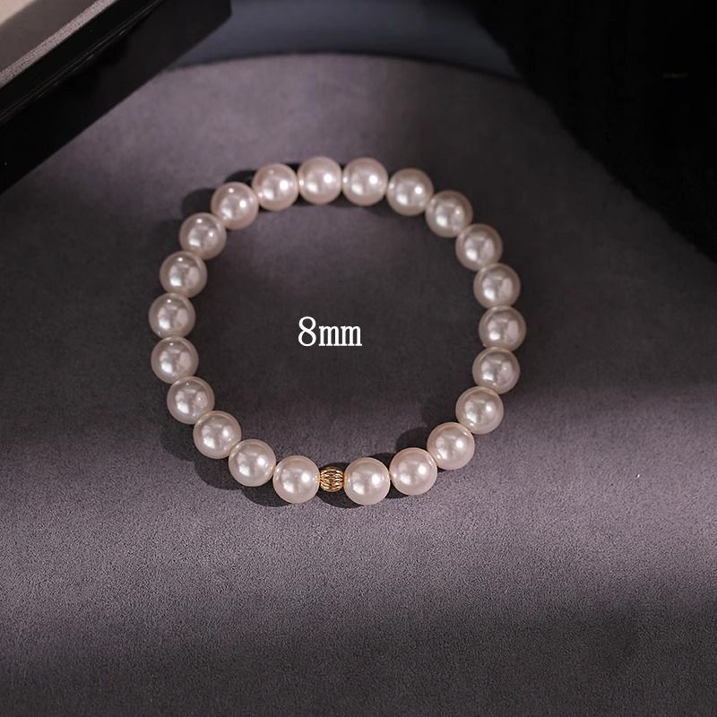 Design Golden Balls Glass Pearl Fashion Bracelets