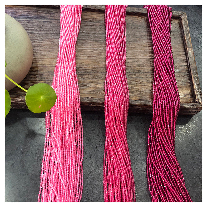 Transparent Glass Surface Cutting Beads Handmade Jewelry Accessories