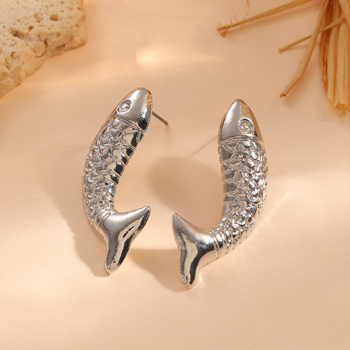 Women's Pair Yu Cute Simple Fun For Vintage Ocean Style Earrings