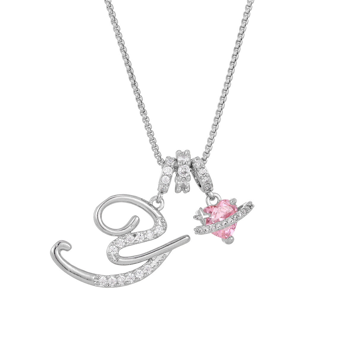 Dopamine English Letter Light Luxury Minority Necklaces