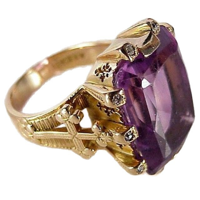 Unique Fashion Summer Simple Gold Zircon Ring
