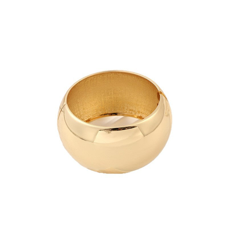 Women's Fashion Exaggerated Spring Open Alloy Electroplated High Quality Bracelets