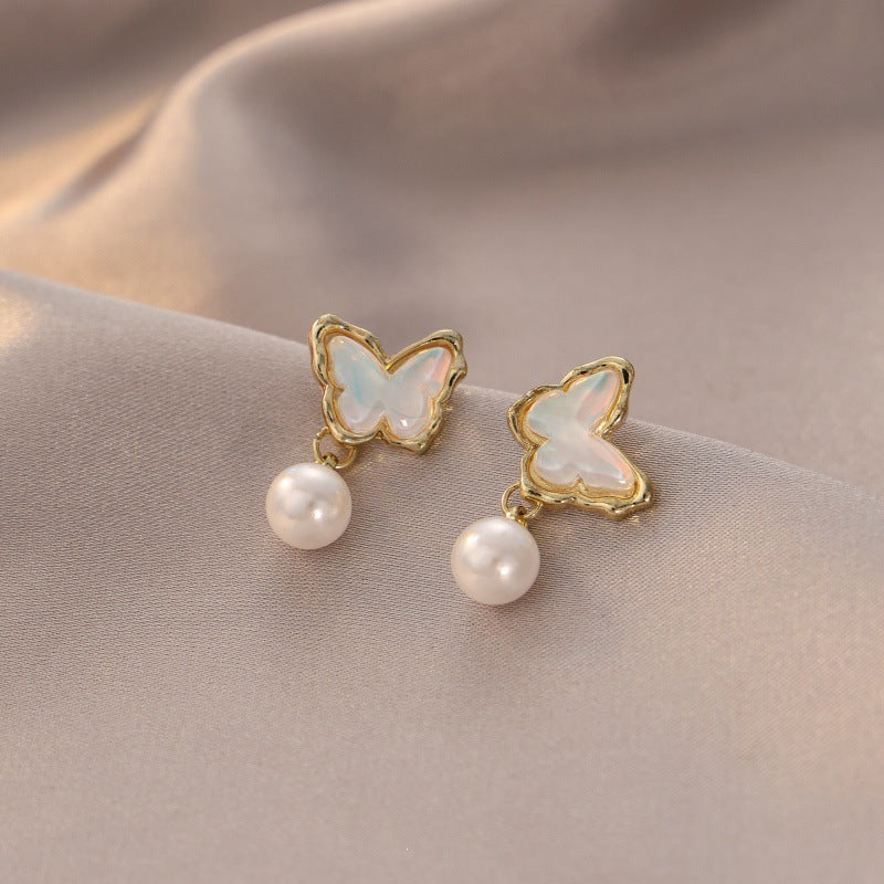 Women's Needle High-grade Super Flash Zircon Light Luxury Refined Grace Earrings