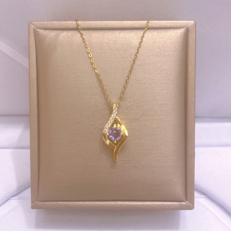 Women's Titanium Steel For Light Luxury Minority Design Necklace