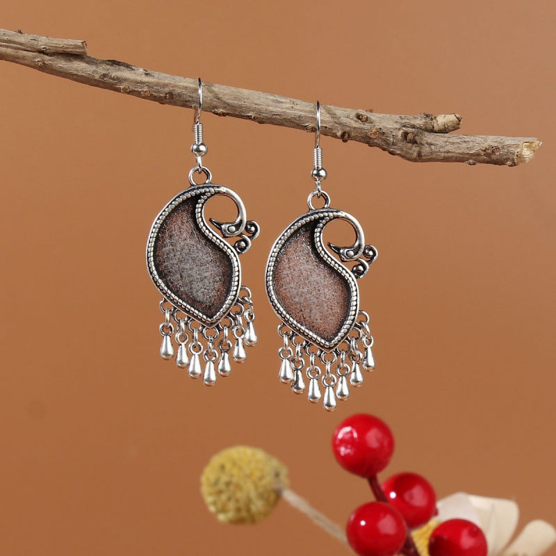 Ethnic Minority Style Handmade Miao Sier Earrings