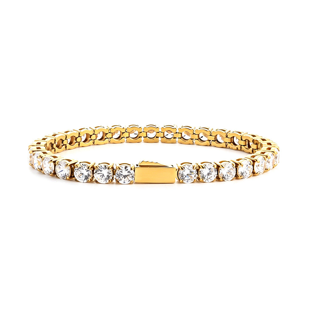 Women's & Men's Chain Fashion Hip Hop Stainless Steel Bracelets