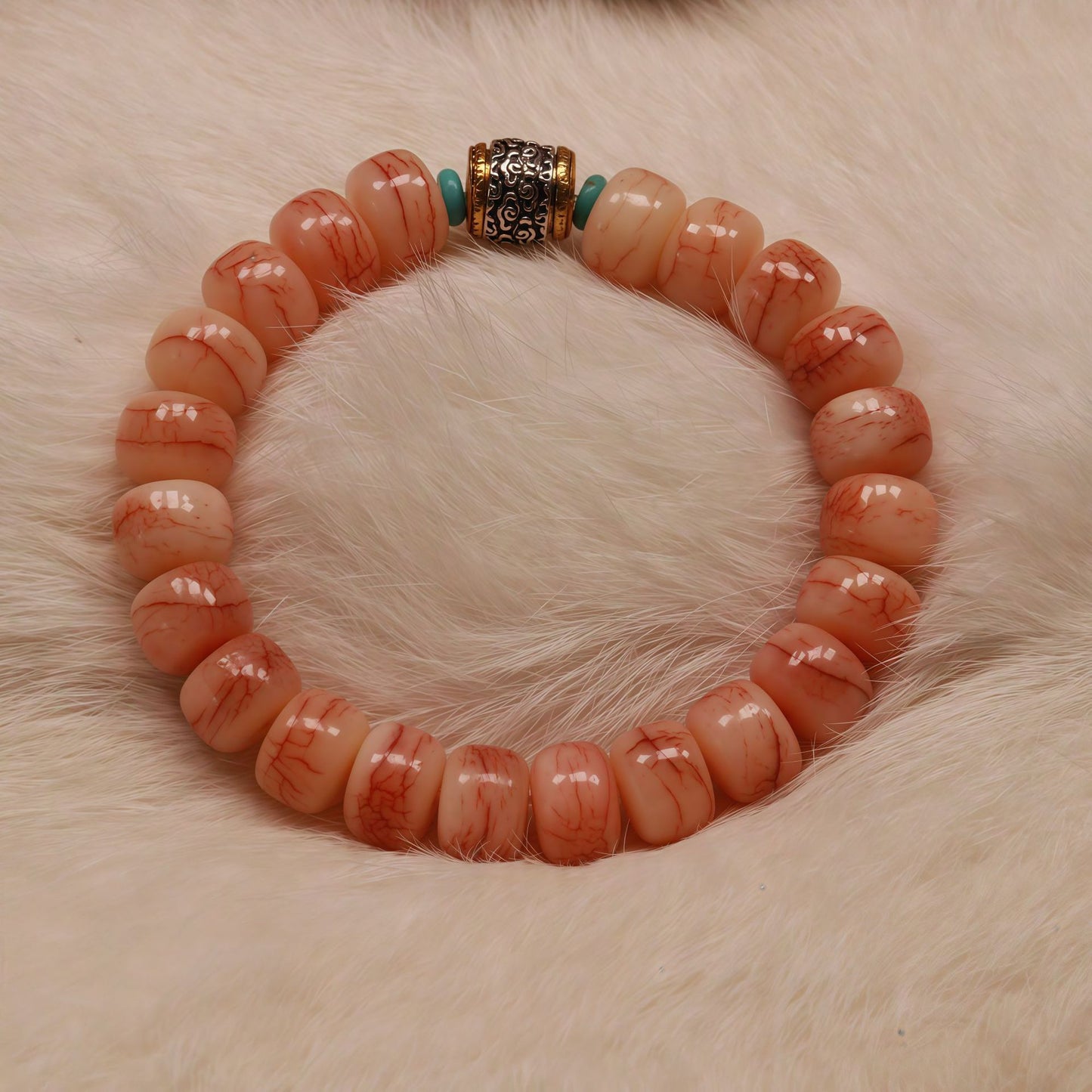 Camel Bone Tibetan Style Barrel Shaped Bead Ox High Oil Bracelets