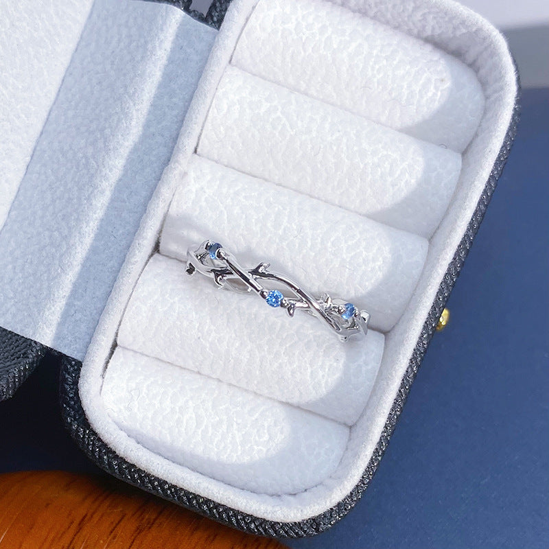 Colorful Zircon Design Light Luxury High-grade Rings