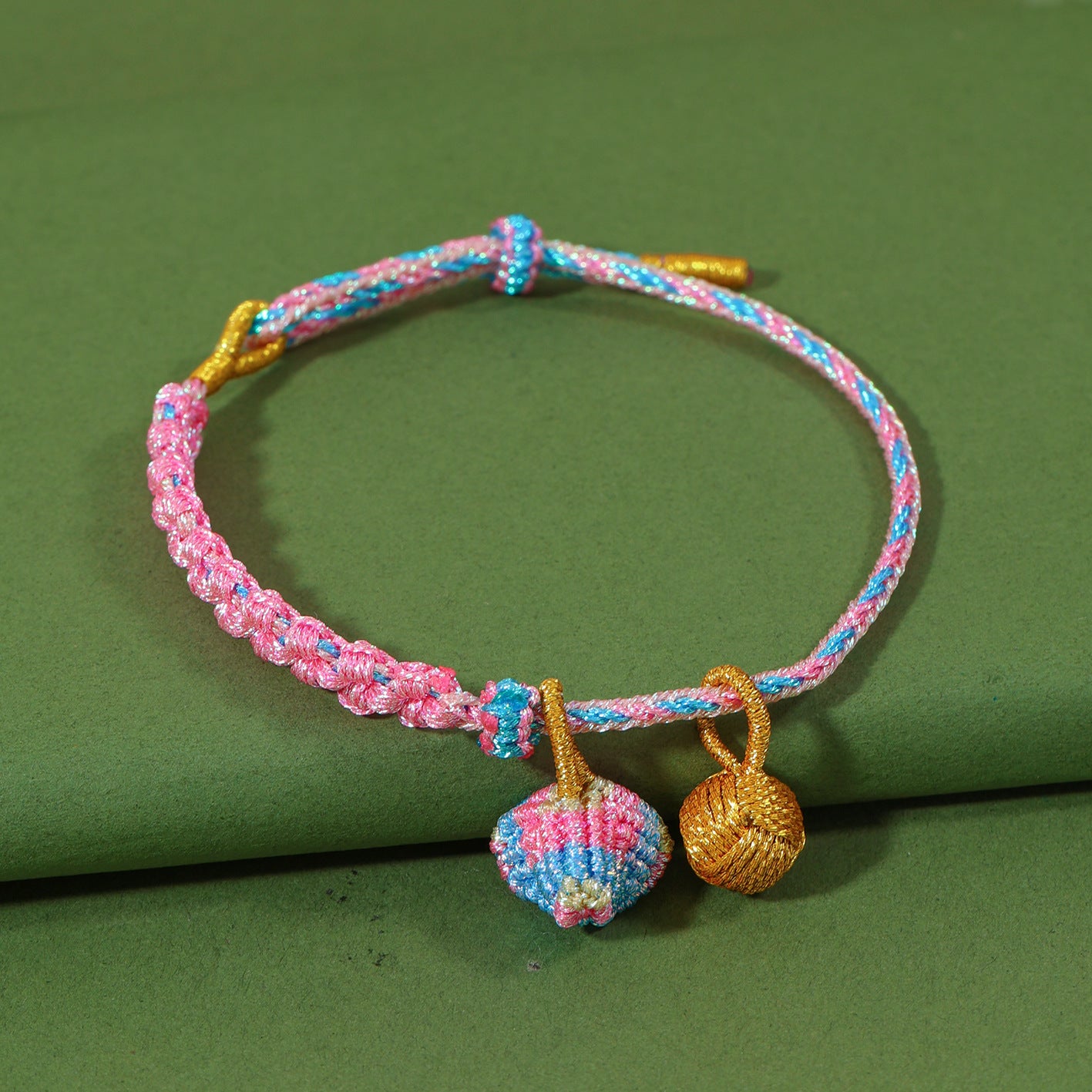 Festival Colorful Rope Ethnic Style Hand-woven Adult Small Sachet Carrying Bracelet