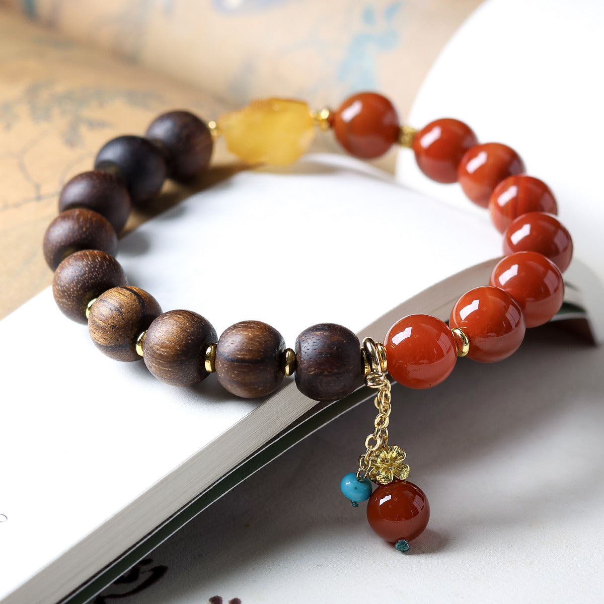 Sen Southern Red Agate Bodhi Tibet Bracelets
